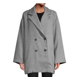 NWT Free People Hannah Oversized Pea Coat